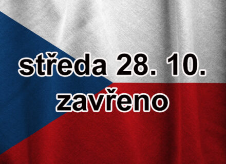28. 10. ZAVŘENO